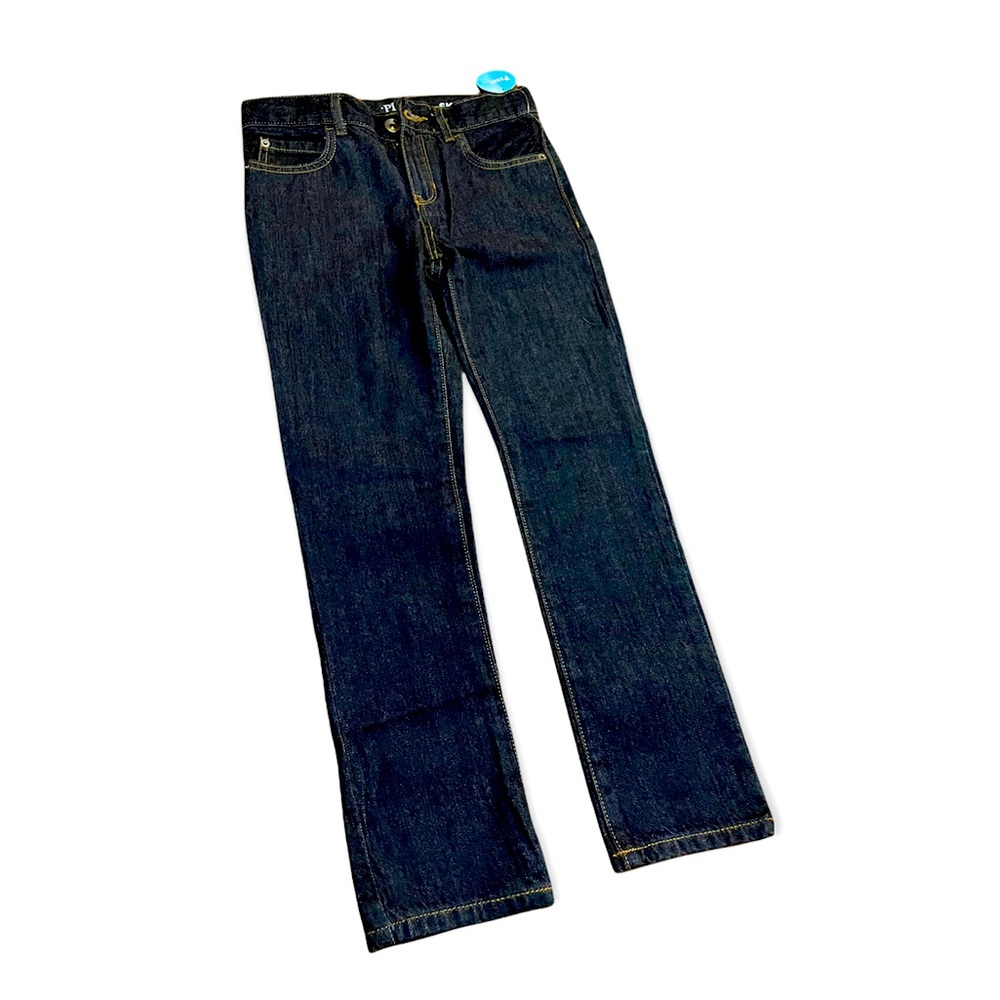 The Childrens Place - Boys Stretch Skinny Jeans- Size 8 Dark Rinse Wash